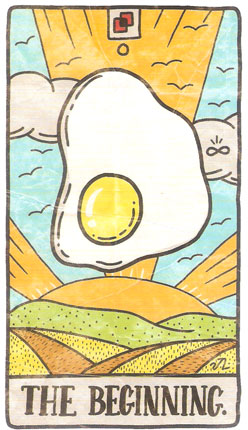 Food Fortunes. A Deck of Dinner Divination